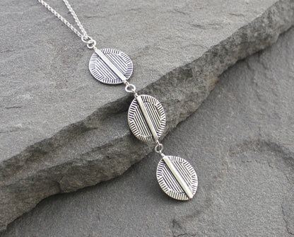 Bali Sterling Silver Trio Necklace