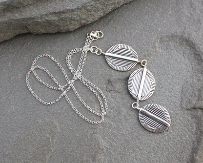 Bali Sterling Silver Trio Necklace
