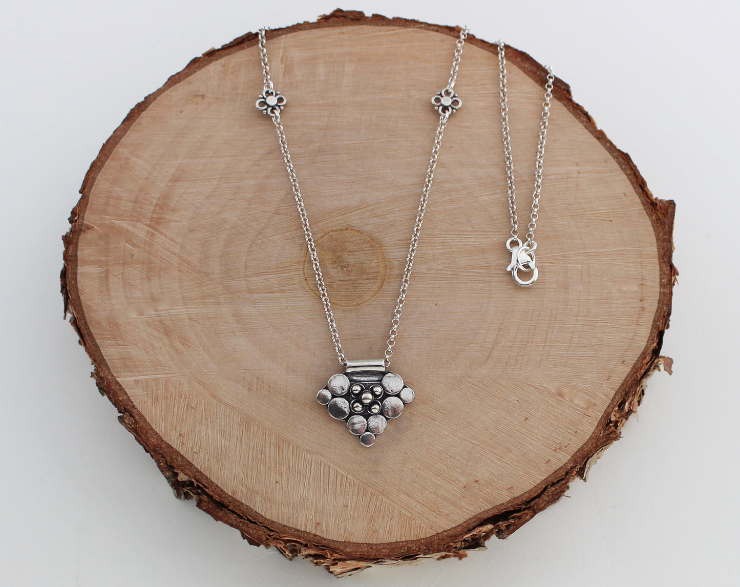 Bali Silver Pendant Necklace