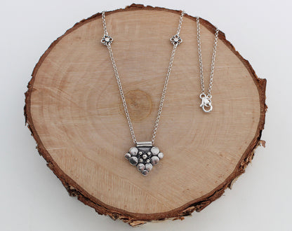 Bali Silver Pendant Necklace