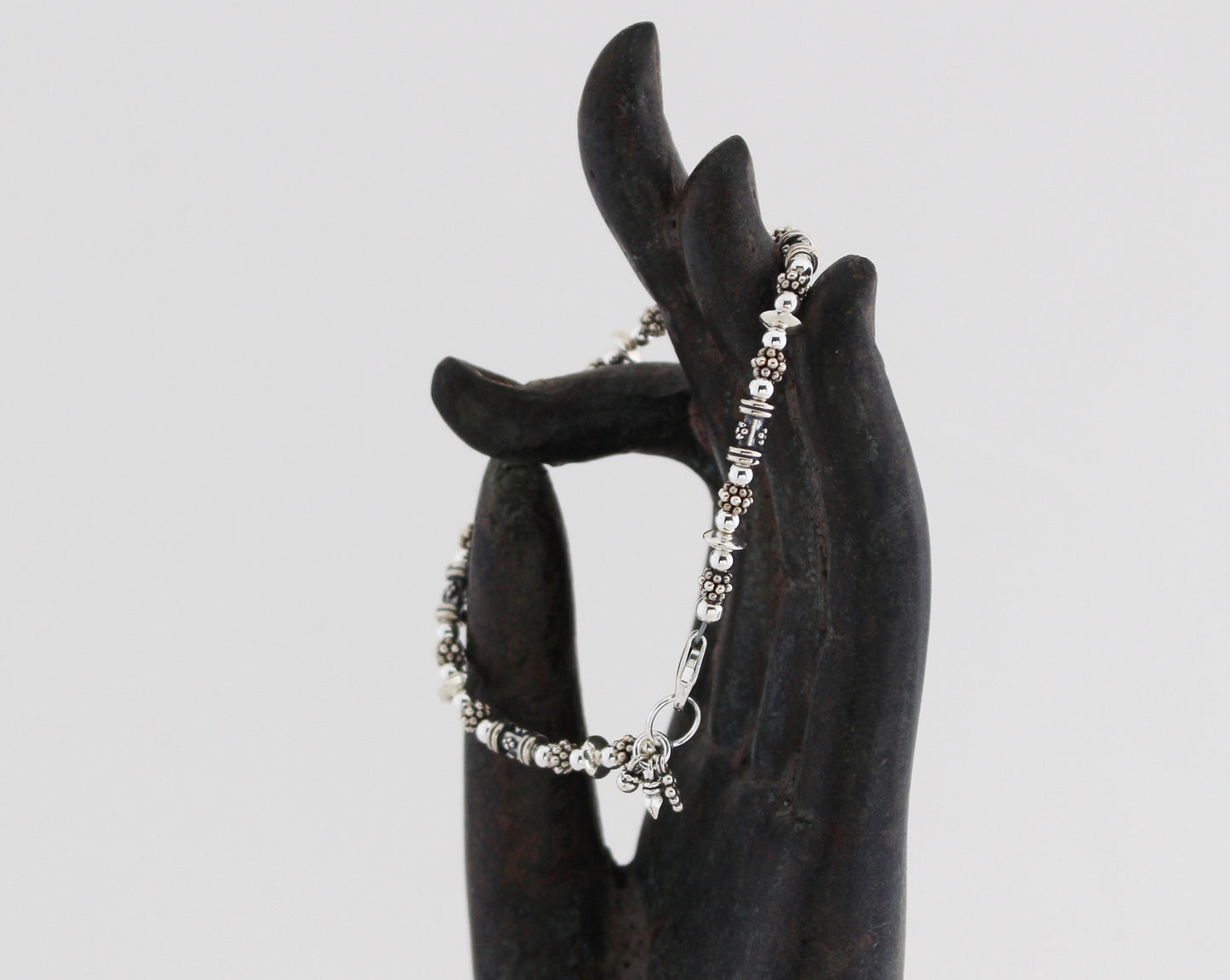 Bali and Turkish Sterling Silver Bracelet