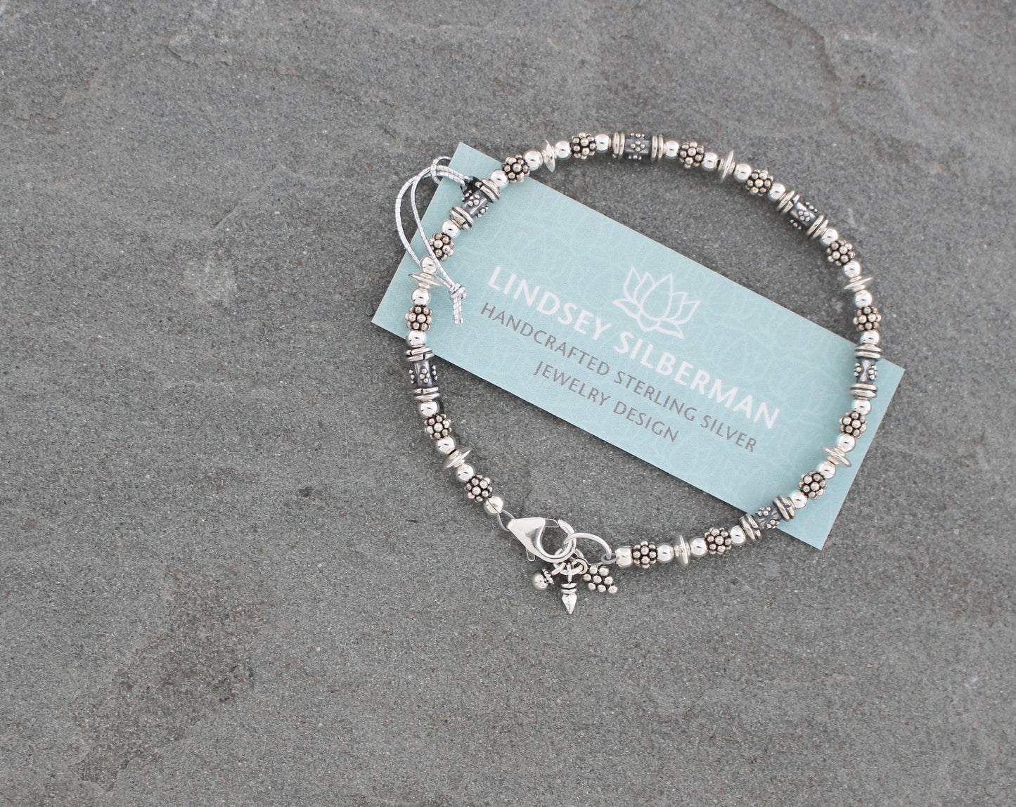 Bali and Turkish Sterling Silver Bracelet