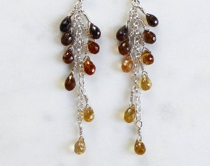Tourmaline Gemstone Earrings by Lindsey Silberman