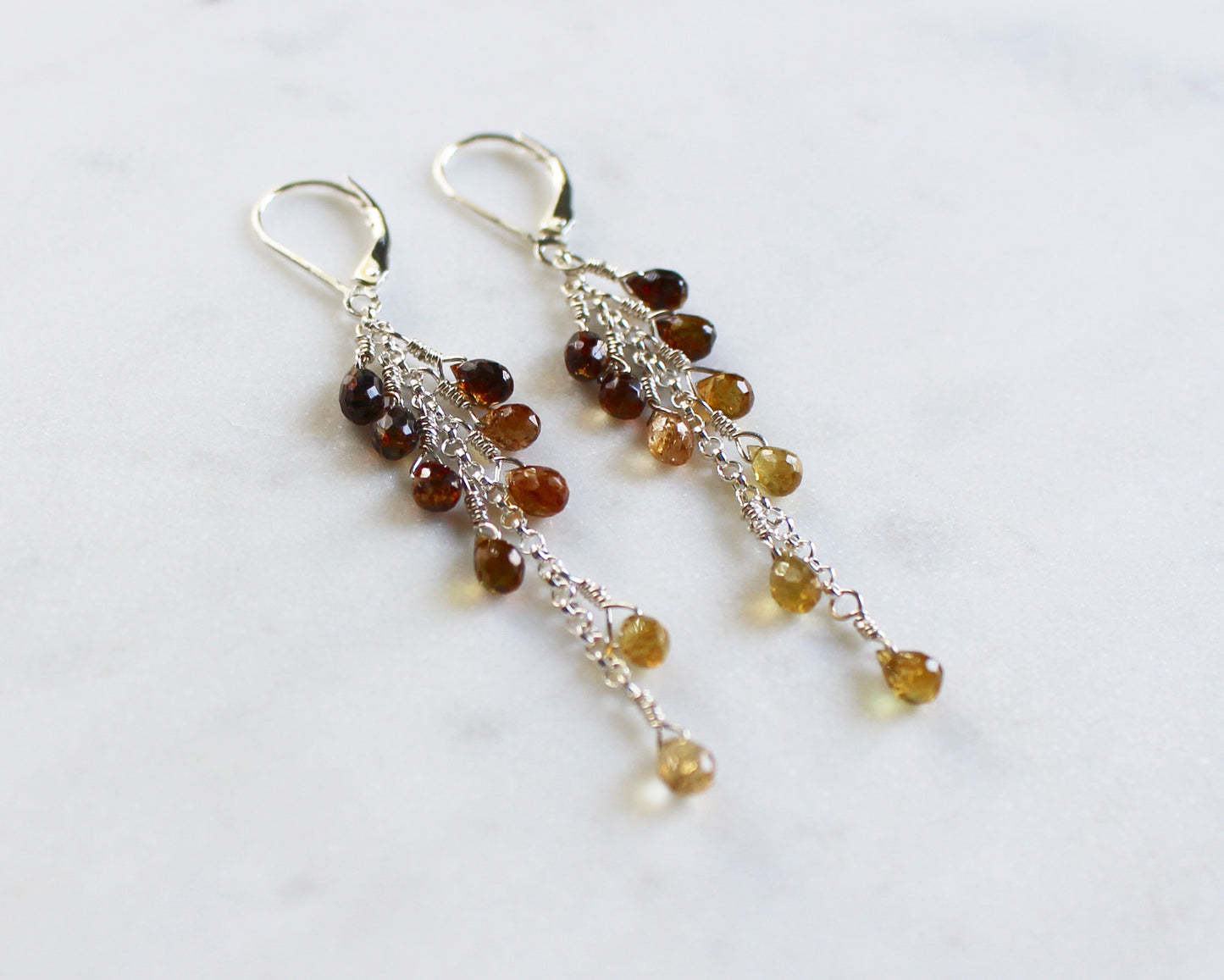 Tourmaline Cluster Earrings