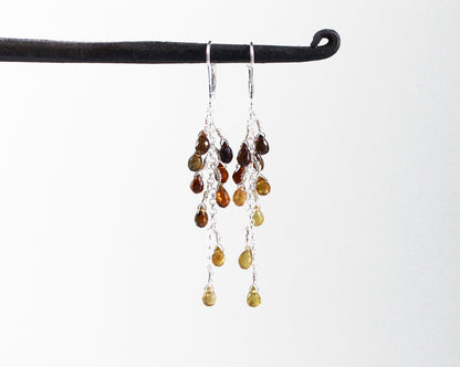 Tourmaline Cluster Earrings