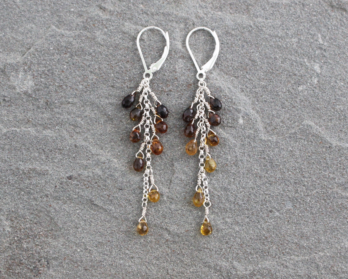 Tourmaline Cluster Earrings