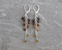 Load image into Gallery viewer, Tourmaline Cluster Earrings