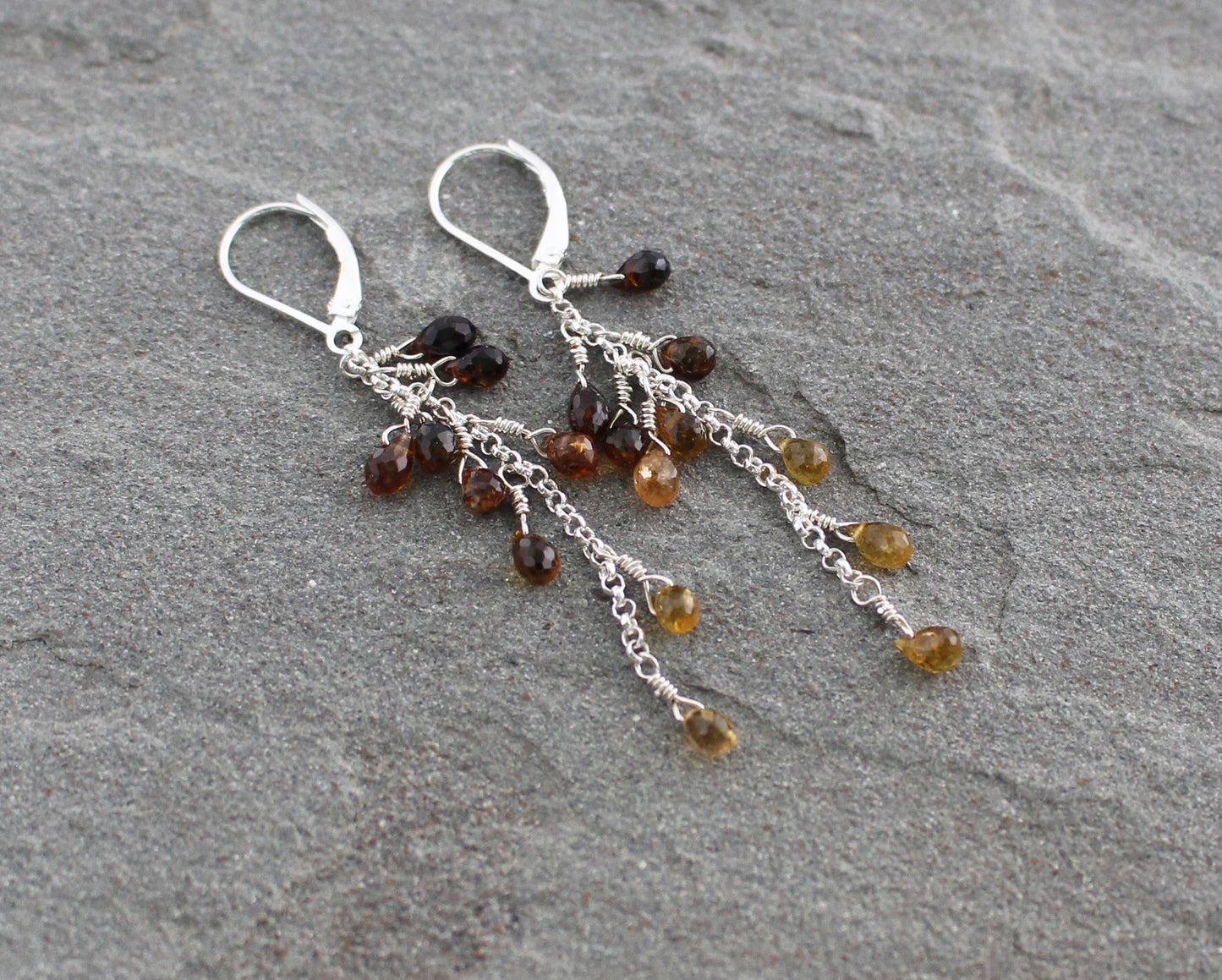 Tourmaline Cluster Earrings