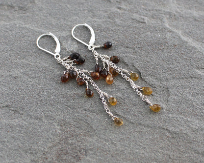 Tourmaline Cluster Earrings