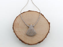 Load image into Gallery viewer, Indonesian Fossil Coral Necklace with Hill Tribe Silver