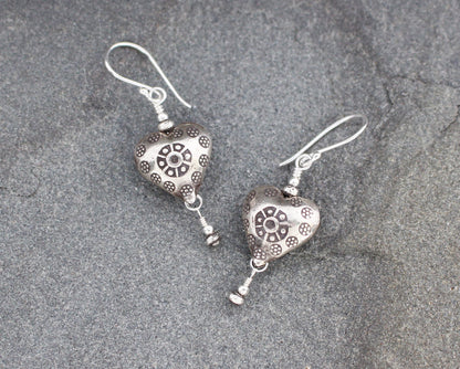 Thai Hill Tribe Silver Earrings