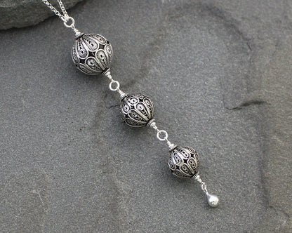 Turkish Filigree Trio Necklace