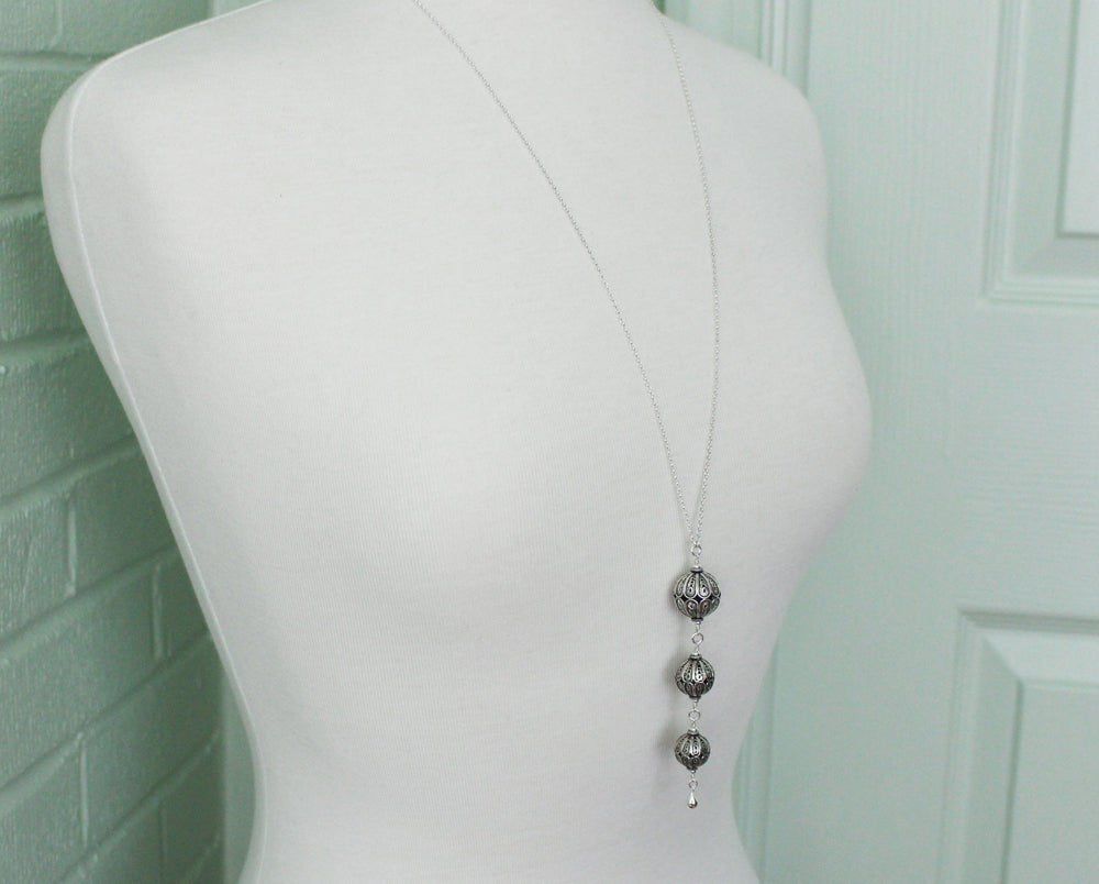 Turkish Filigree Trio Necklace