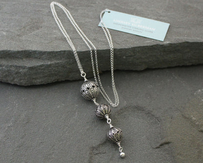 Turkish Filigree Trio Necklace