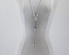 Load image into Gallery viewer, Turkish Silver Filigree Tassel Necklace